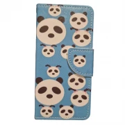 Pande LG K8 2017 / 2018 flip cover med lommer blå Mobilcovers
