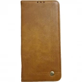 Læder flip cover Oneplus 7T Pro Brun