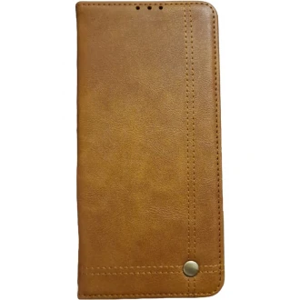 Læder flip cover til Oneplus 7T Pro Brun