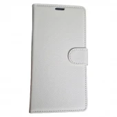 Cover ægte læder Nokia 8 Hvid