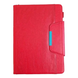 til Ipad 9,7 2018 retro cover med lommer Rød