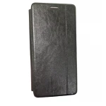 Slim læder flip etui Samsung S21 Plus sort