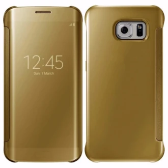 Clear view cover guld Galaxy S8 Mobilcovers
