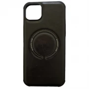 læder cover Med MagSafe iPhone 14 Plus sort Mobil tilbehør