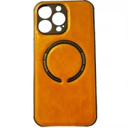 læder cover Med MagSafe iPhone 14 Pro Max Brun Mobil tilbehør