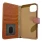 sort Slim læder flip cover iPhone 14 Pro Max Brun Mobil tilbehør