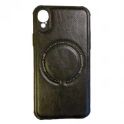 læder cover Med MagSafe iPhone XR sort Mobil tilbehør