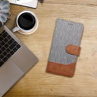 Samsung Galaxy A50 Denim flip grå