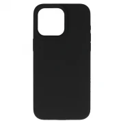 Iphone 14 silikone lite cover moderne farver sort mobile tilbehør