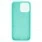 Iphone 14 silikone lite cover moderne farver mynte mobile tilbehør