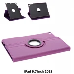 Ipad 9,7 2017-2018 cover rotation med stå funktion Lilla