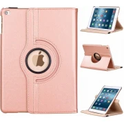 Ipad 9,7 2017 Rosaguld cover rotation med stå funktion Tabletcovers