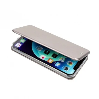 iPhone 15 Plus | ELEGANCE book case | grå| mobil tilbehør