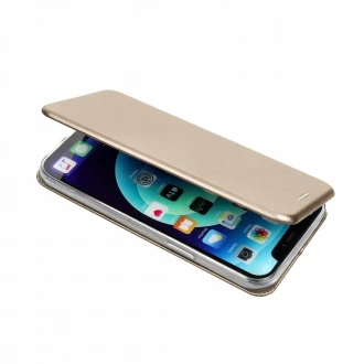 iPhone 15 Plus | ELEGANCE book case | guld| mobil tilbehør