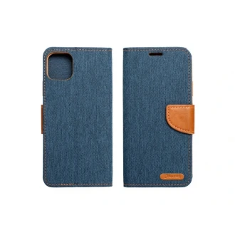 SAMSUNG Galaxy S24 Canvas Book Case marineblå