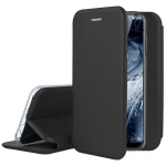 Samsung S25 Plus flip cover sort med kortlomme