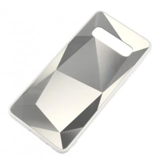 Samsung Galaxy S10 lite  bagcover diamant etui hvid