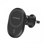 Foneng CP105 mobilholder til ventilationskanal med 15W induktiv opladning - sort
