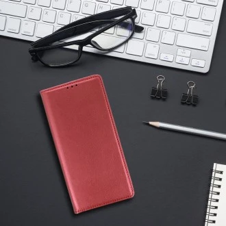 bordeaux rød flip etui Samsung Galaxy A34 5G