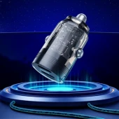 Borofone 36W bil oplader med USB-C kabel