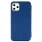 Blå Slim læder flip etui iPhone 12 Mini Mobil tilbehør