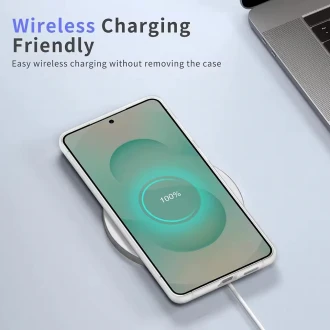 Samsung Galaxy S25 Edge cover i blød tpu hvid