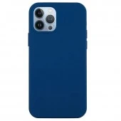premium silicone cover iPhone 17 Pro Max blå