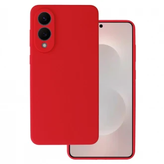 Forcell soft silikone cover til Samsung Galaxy S25 Edge hindbærfarve