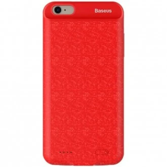 IPHONE 7/8 batteri cover rød  Cover Baseus