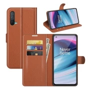 Flip etui OnePlus Nord CE 5G Brun Mobil tilbehør