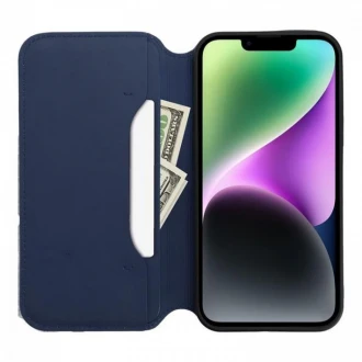 Wallet Case Dual Pocket iPhone 15 PRO marineblå