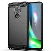 Motorola Moto G9/G9 Play/E7 Plus Cover Forcell Carbon - sort