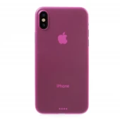 Ultra slim cover 0,4mm Iphone Xs / X rosa