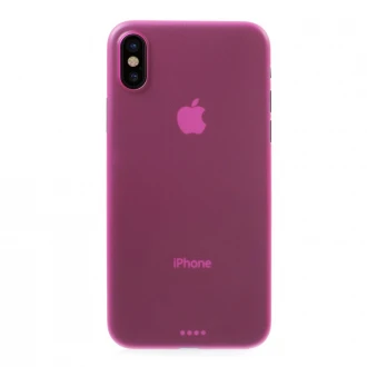 Ultra slim cover 0,4mm til Iphone X rosa