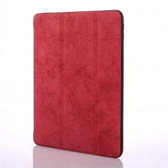 Vintage cover med pen holder til Ipad 9,7 2017/2018 rød