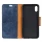Elegant læder cover blå Iphone Xs Max Mobil tilbehør