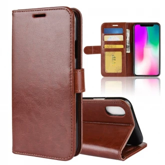 Vilo flip cover til Huawei Y6 2019 brun