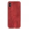 Iphone X wood mønstret cover rød Mobil tilbehør