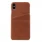Iphone Xs Max bag cover m kortholdere mørkebrun Mobil tilbehør