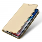 Slim flip cover iPhone XR guld