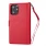 rød 2 i 1 pung cover Iphone 11 Mobil tilbehør