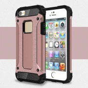 Leveso.dk Iphone SE 5S 5 rosa guld cover Armor Guard Mobiltelefon tilbehør
