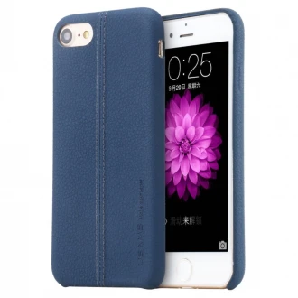 Iphone 8 / 7 / SE (2020) cover noble læder blå