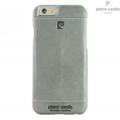 Iphone 6, 6S cover Pierre Cardin wax design læder grå