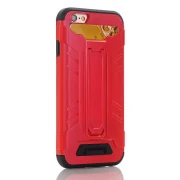 rød Iphone 7 cover Armor guard m kort lomme Leveso.dk Mobiltelefon tilbehør