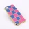 Leveso.dk Iphone 7 cover square blå-rosa Mobiltelefon tilbehør
