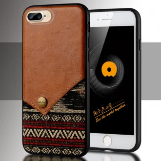 Til Iphone 7 Plus cover bohemian style brun
