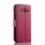 Samsung Galaxy J3 etui med lommer rosa Mobiltelefon tilbehør