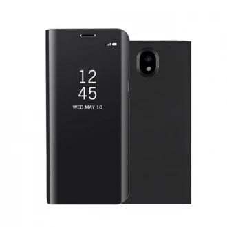 Clear view cover til Samsung Galaxy J3 2017 sort