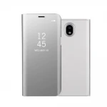 Clear view cover Samsung Galaxy J3 2017 sølv